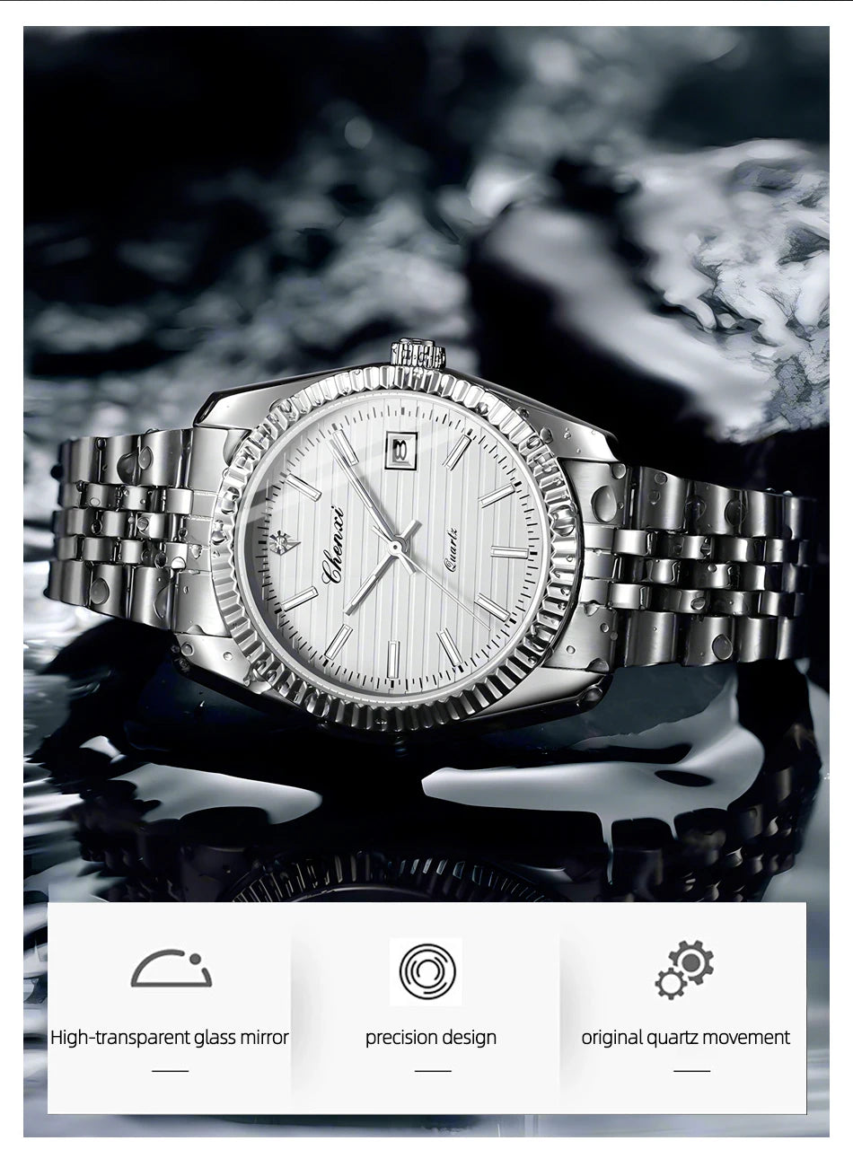 Men's Luxury Sport Watch- Date Display, Casual & Business Style