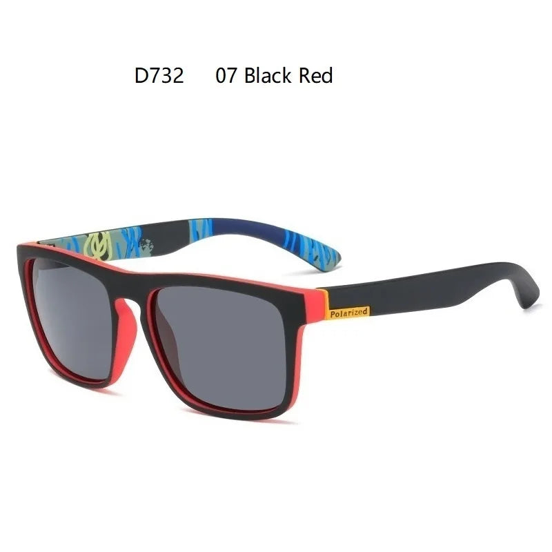 Fashion Square Polarized Sunglasses for Men- Vintage Designer UV400 Shades