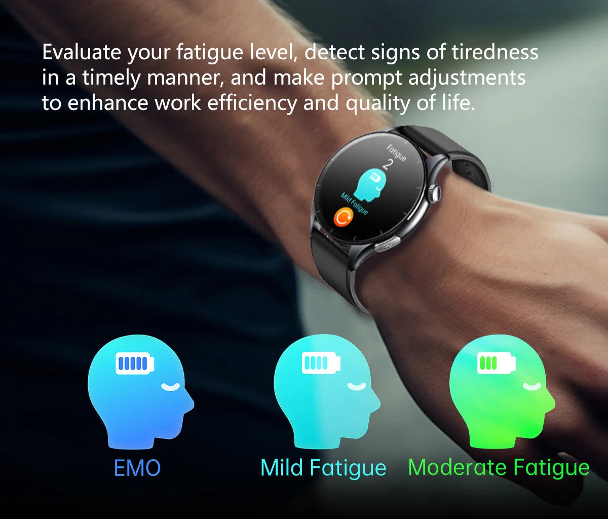 2025 Clinical Grade Laser Therapy Smartwatch - Blood Pressure Heart Rate Monitor