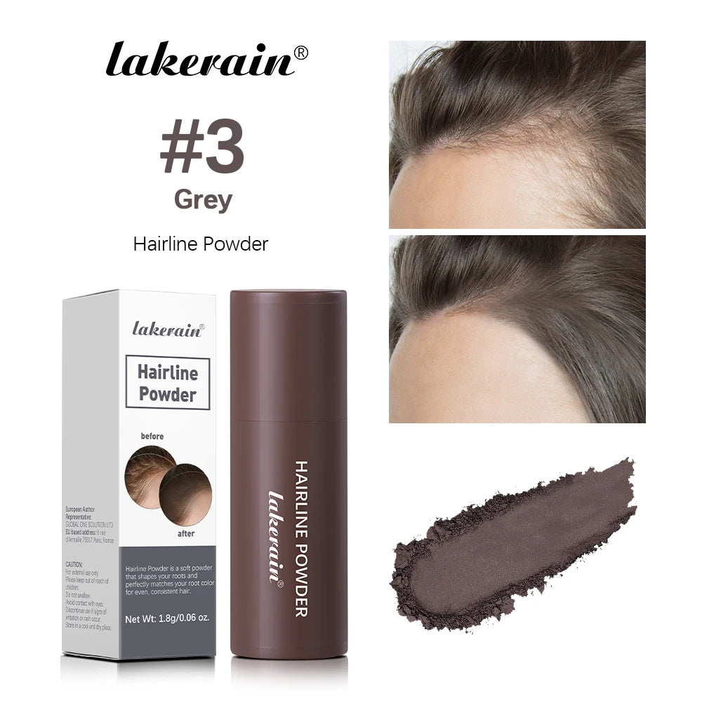 Lake rain Hairline Powder Natural Hair & Eyebrow Gap Filer Instant Fuller Look