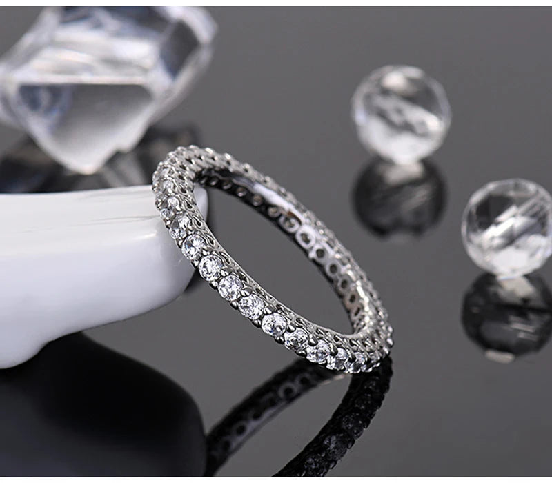 So- Bling S925 Sterling Silver Ring for Women Cubic Zirconia Size 5-9