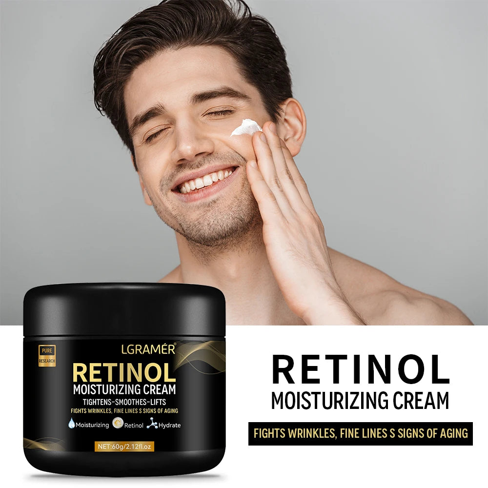 Men's Retinol Face Moisturizer- Anti- Aging & Hydrating Retinol Cream.