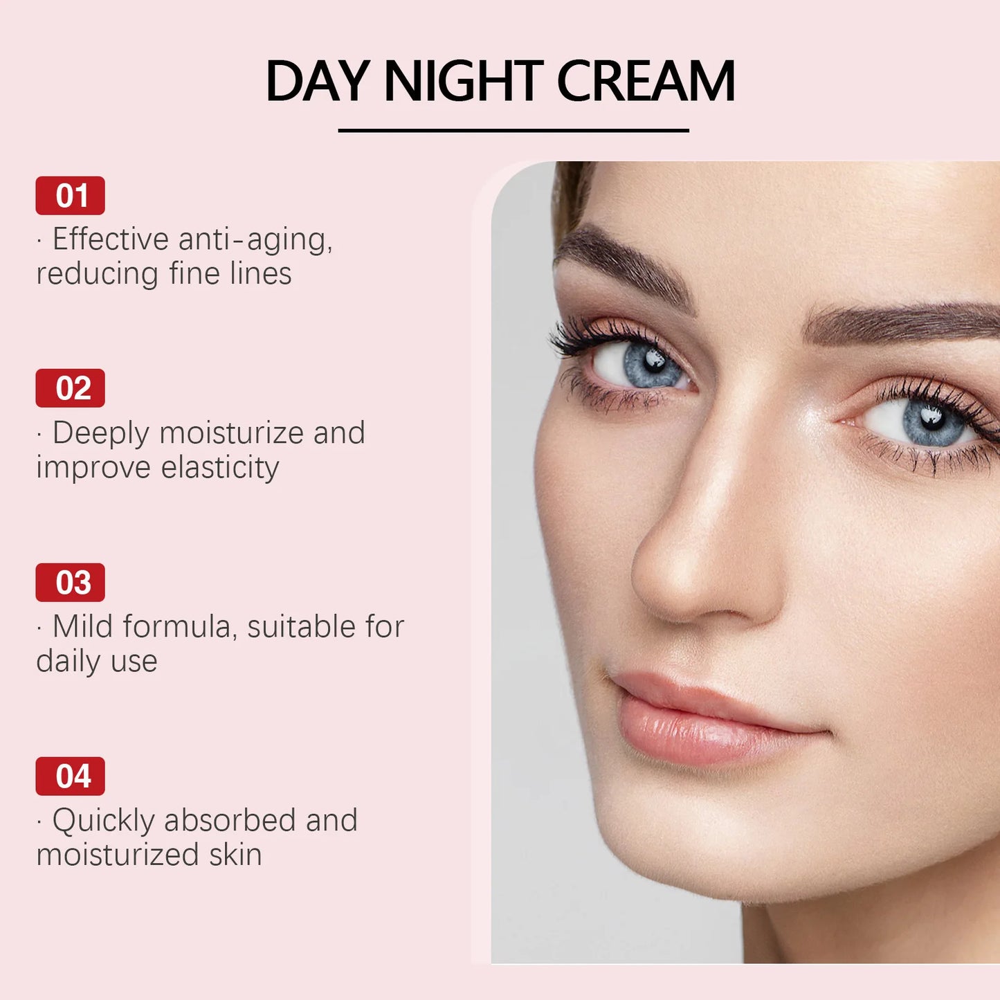 Instant Wrinkle Remover Face Cream Collagen Lifting Firming Fade Fine Lines Anti-Aging Whitening Moisturizing Korean Cosmetics