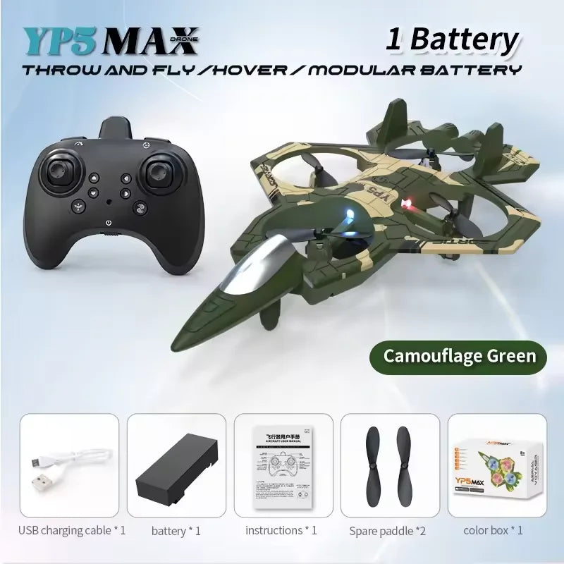 4-Axis Gyro Remote Control Fighter Jet 360* Flip RC Airplane for Kids & Boys