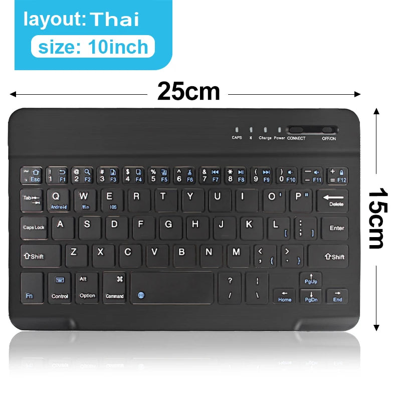 Wireless Bluetooth Keyboard & Mouse Combo- Rechargeable Set for MacBook, iPad, PC & Tablet