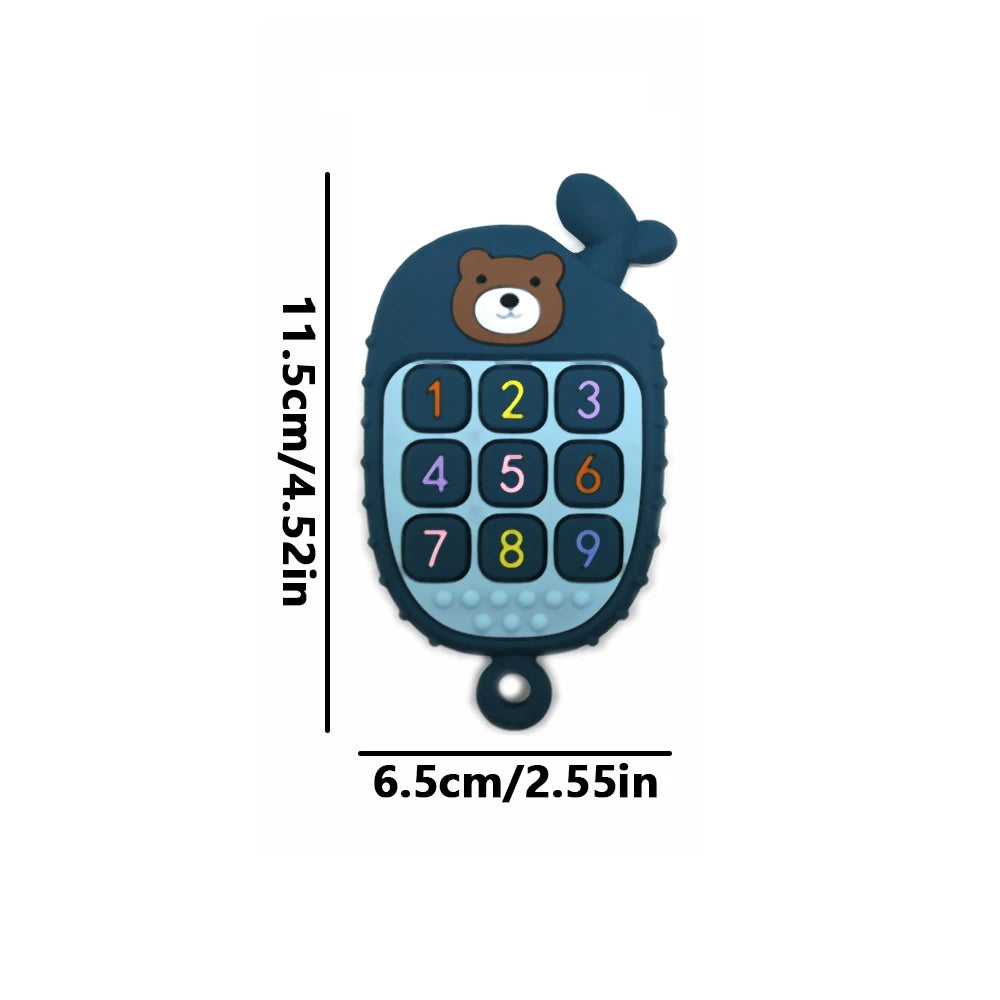 Montessori Baby Silicone Teether Toy for Toddlers