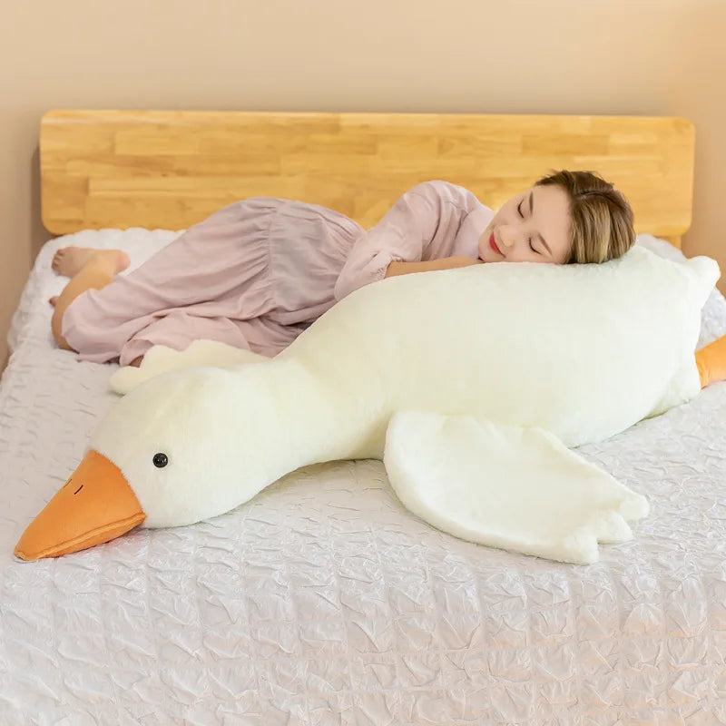 Funny Giant Goose Plush Stuffed Toy- Soft Duck Sleeping Pillow & Soft Cushion, Kids & Girlfriend Birthday Gift