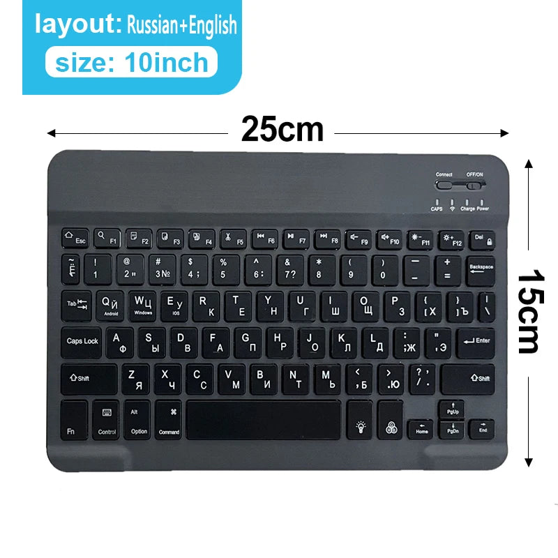 Wireless Bluetooth Keyboard & Mouse Combo- Rechargeable Set for MacBook, iPad, PC & Tablet
