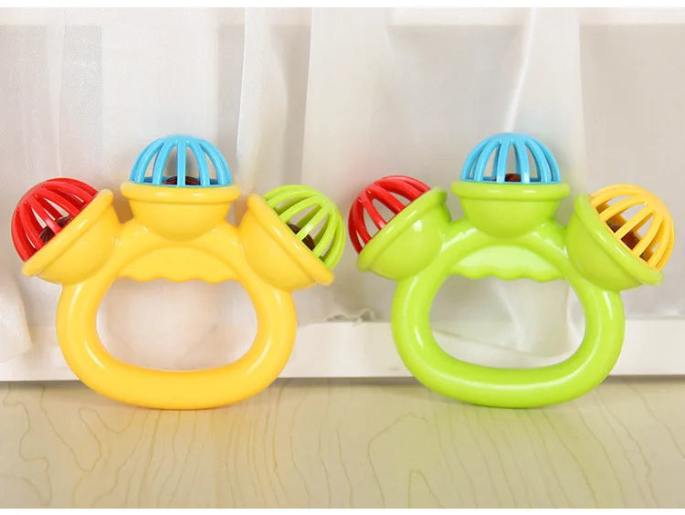 Baby Hand Rattle Ball Toy for Newborns 1-4 PCS