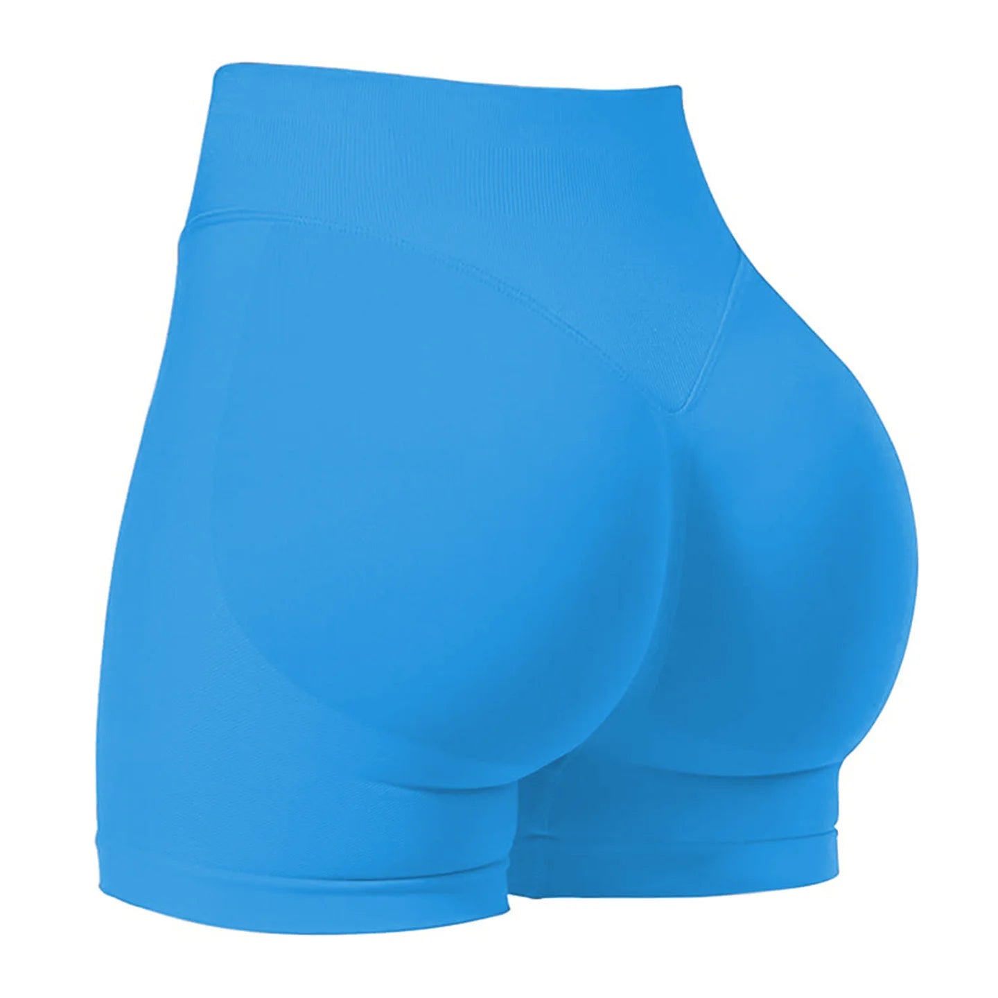 Women's High Waisted Seamless Fitness Shorts