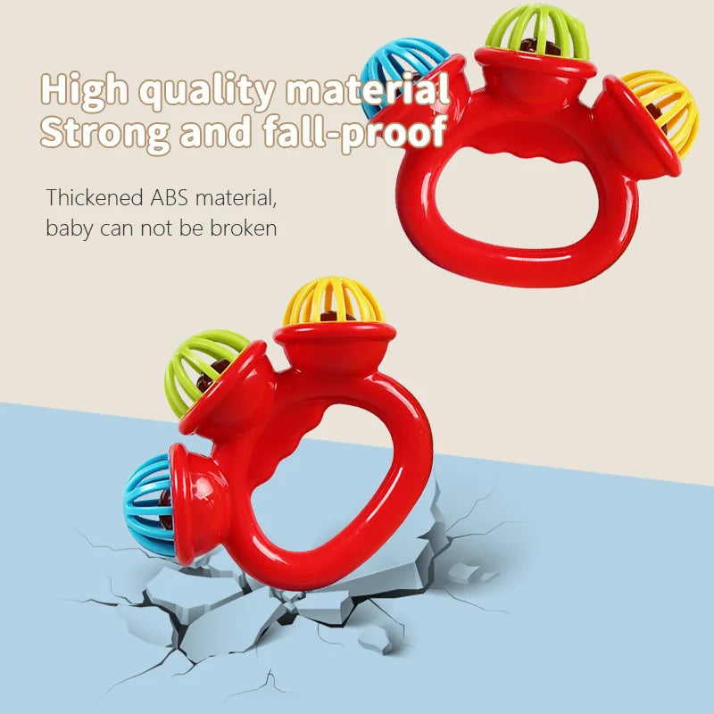 Baby Hand Rattle Ball Toy for Newborns 1-4 PCS