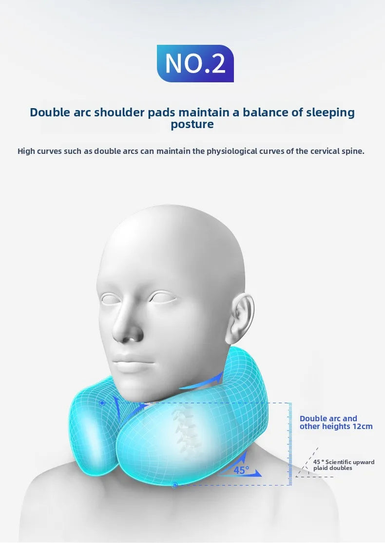 U Shaped Memory Foam Travel Neck Pillow - Soft & Comfortable for Travel