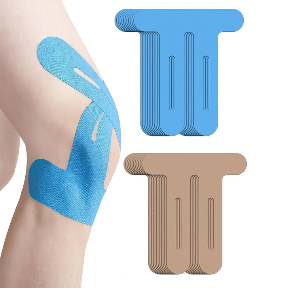 Professional Kinesiology Tape 10-Pack - Waterproof Athletic Tape for Muscle Stability & Active Support