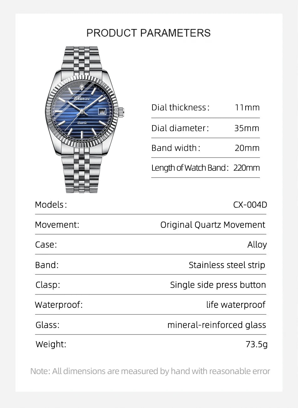 Men's Luxury Sport Watch- Date Display, Casual & Business Style