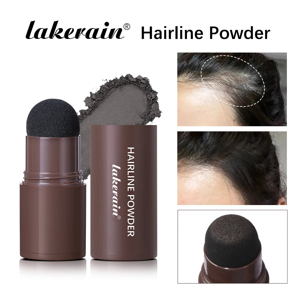 Lake rain Hairline Powder Natural Hair & Eyebrow Gap Filer Instant Fuller Look