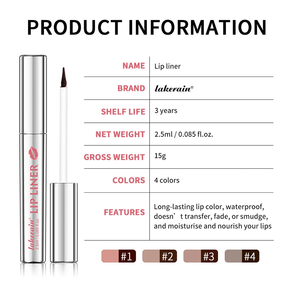 Peel Lip Liner Stain Tatto- Wat