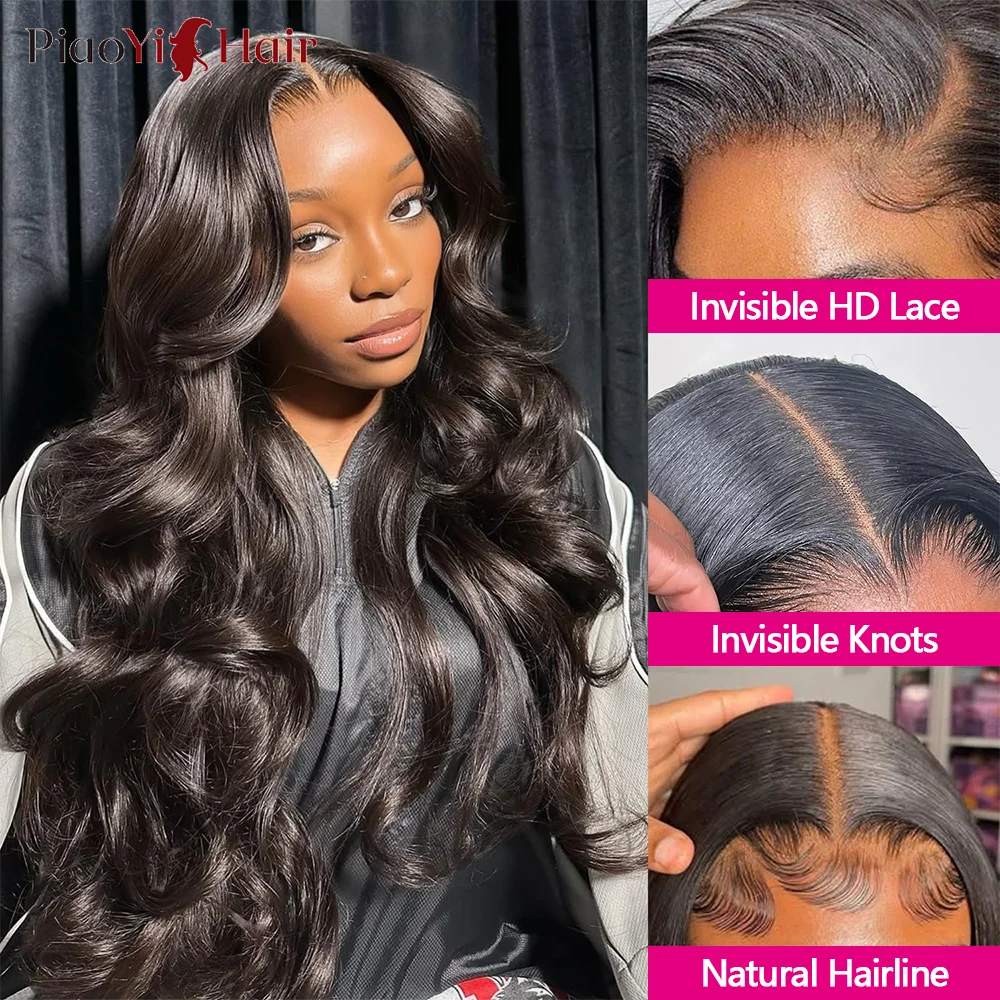 Body Wave HD Lace Front & Clouser - 100% Virgin Brazilian Human Hair 4x4, 5x5, 2x6, 13x4, 13x24 Inches