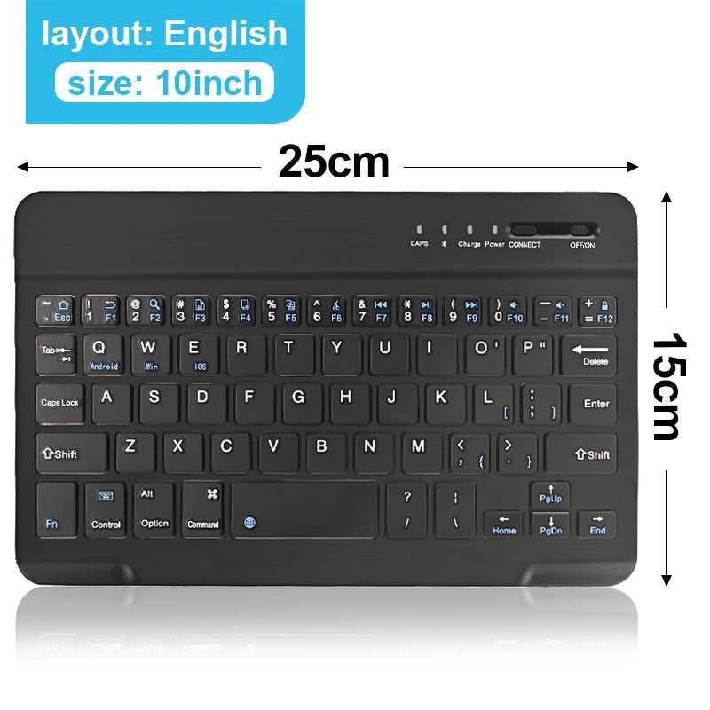 Wireless Bluetooth Keyboard & Mouse Combo- Rechargeable Set for MacBook, iPad, PC & Tablet