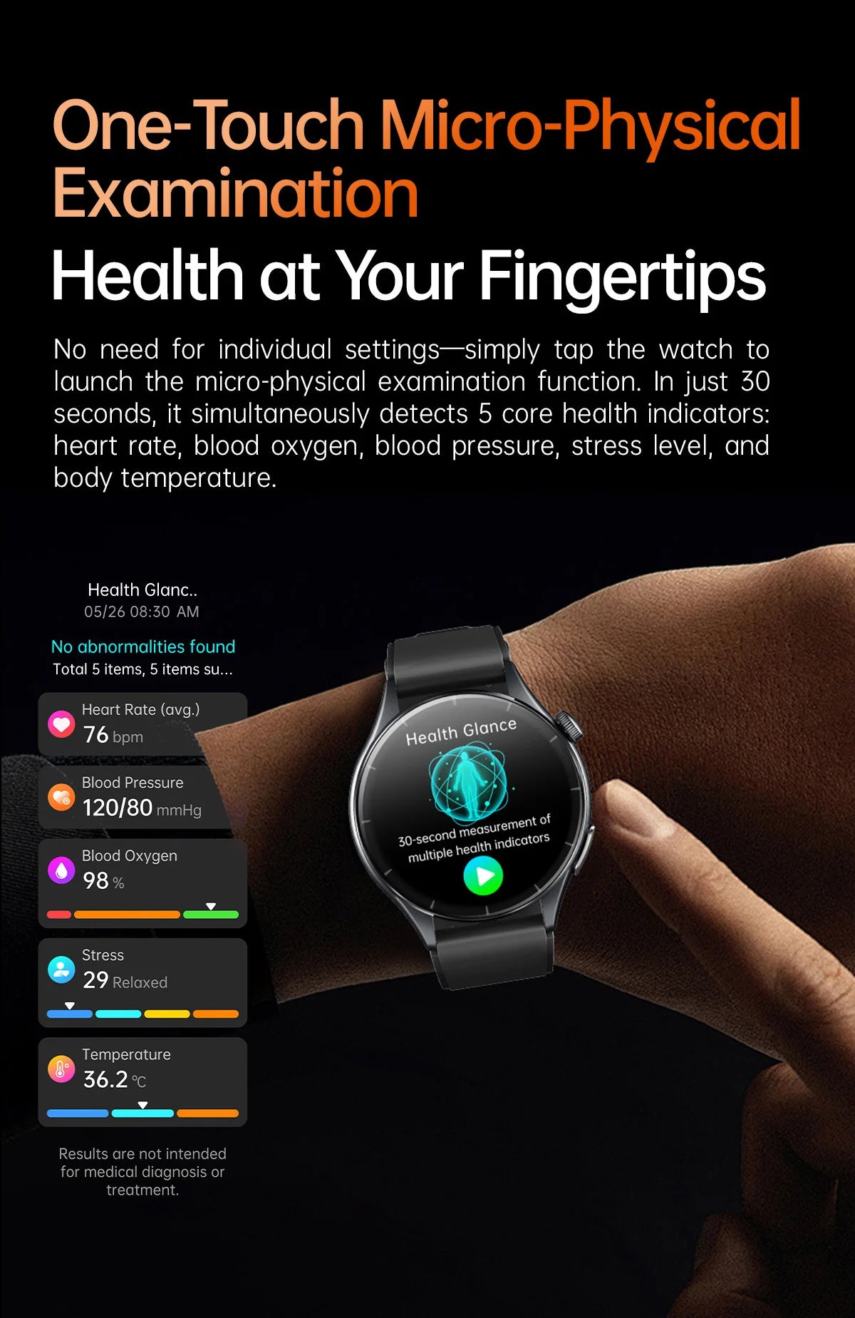 2025 Clinical Grade Laser Therapy Smartwatch - Blood Pressure Heart Rate Monitor