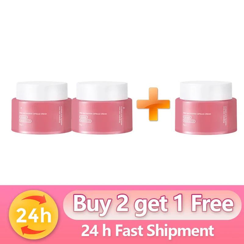 PDRN Pink Collagen Capsule Cream-Niacinamides & Skin Renewal Moisturizer