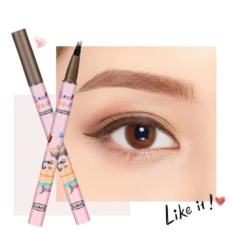 Waterproof Eyebrow Pencil - 4 Prong Tip Long Lasting