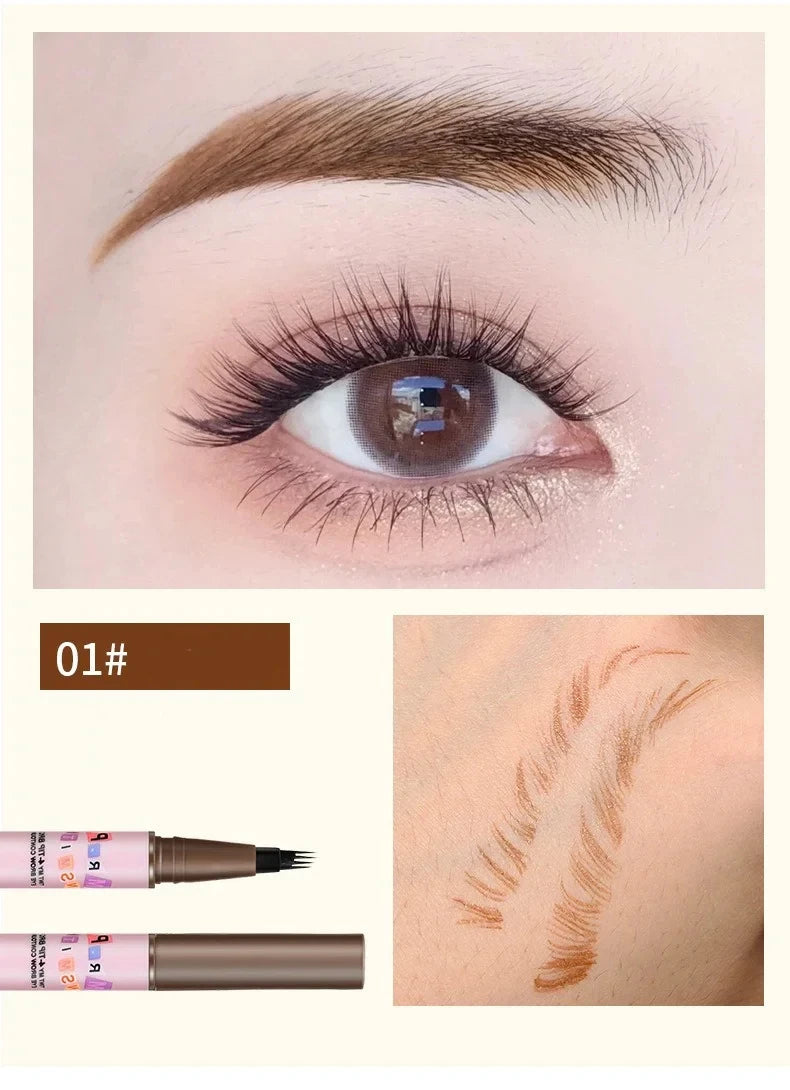 Waterproof Eyebrow Pencil - 4 Prong Tip Long Lasting