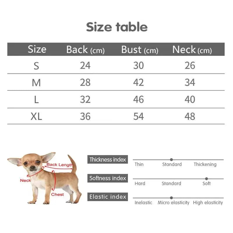 Soft Fleece Dog Clothing