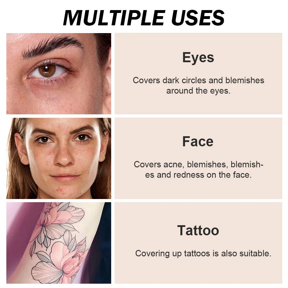 14 - Color Concealer Palette - Full Coverage Liquid Foundation