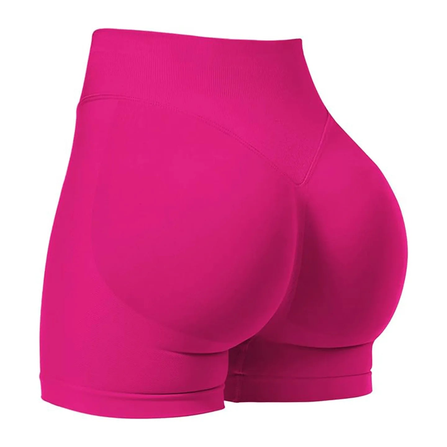 Women's High Waisted Seamless Fitness Shorts