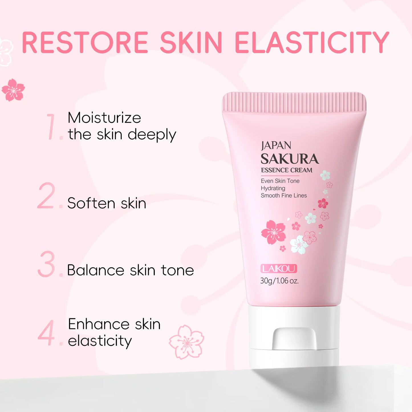 LAIKOU Sakura Face Cream - Brightening & Moisturizing 30g