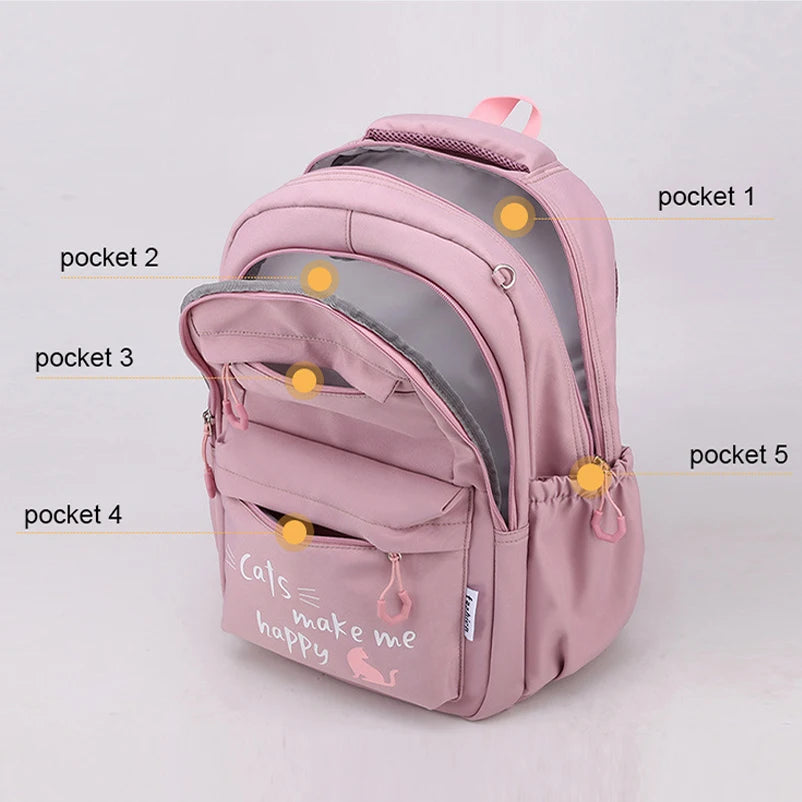 Backpack School Bag- Large Capacity Backpack for Kid's & Student