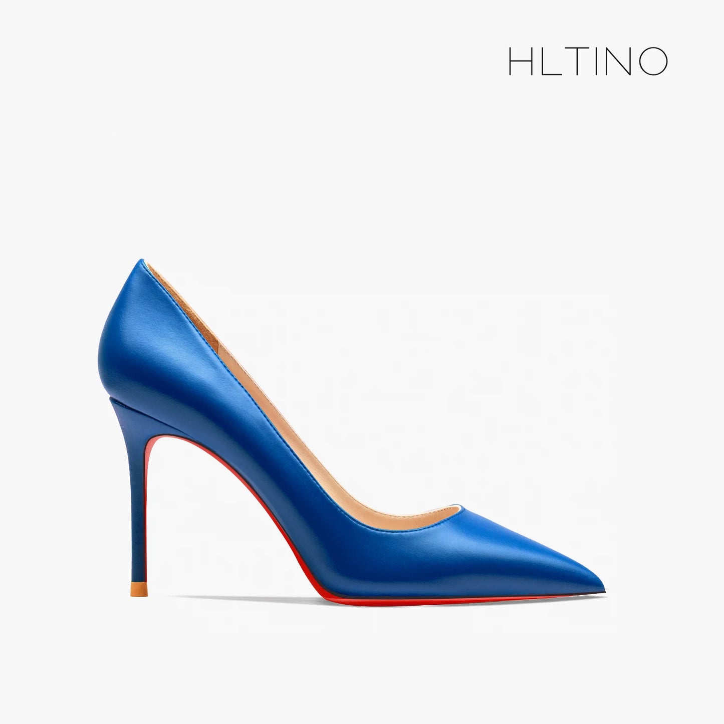 Heels for Ladies New Luxury Designer White Matte 12 cm High Heels Red Bottoms Pointed Toe Pumps Elegant Women Party Prom Shoes
