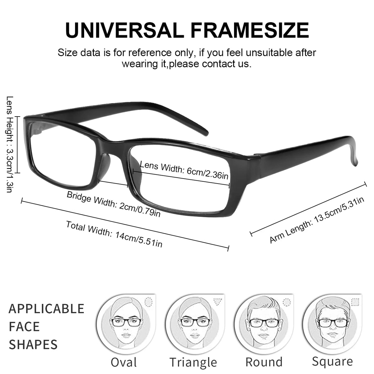 Multifocal Reading Glasses for Women and Men