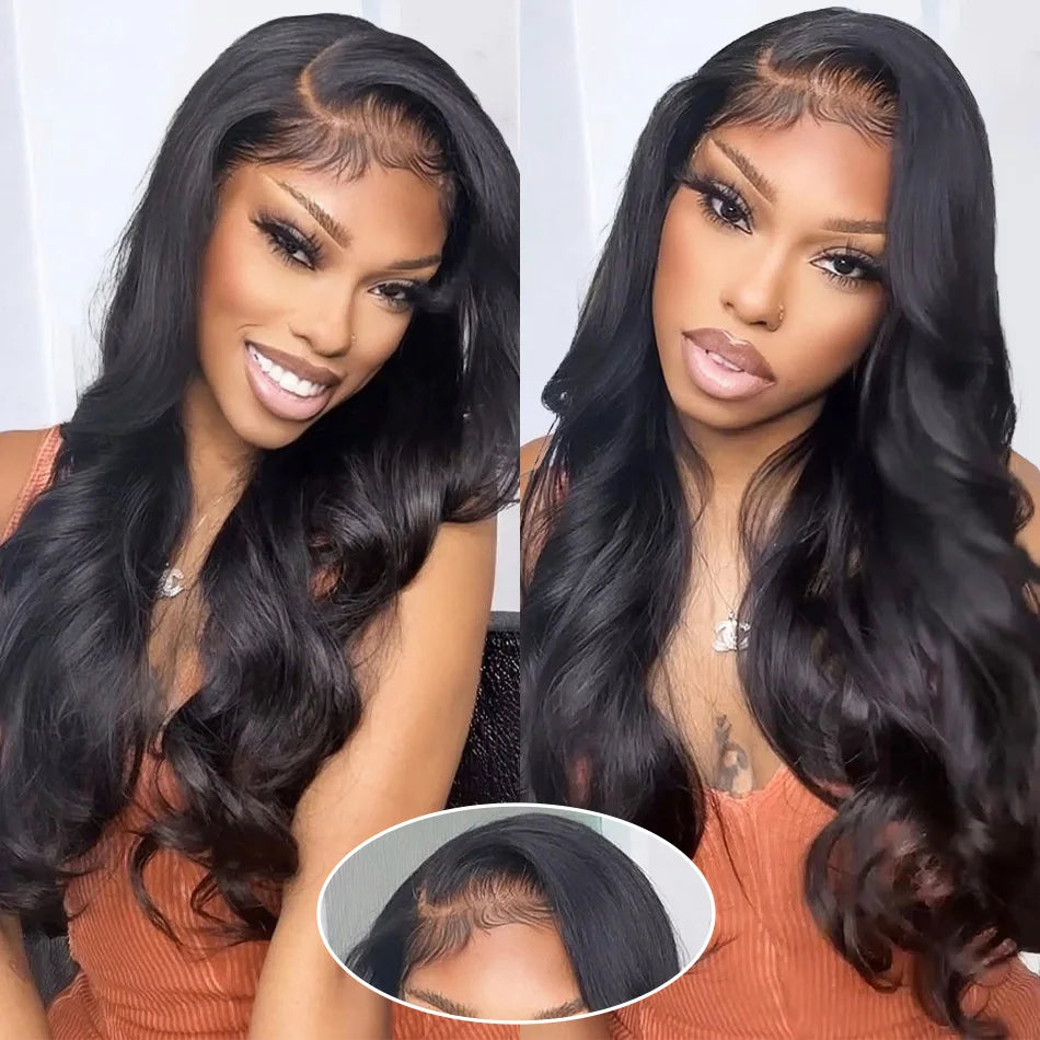 13x4 Lace Front Wig 613 Blond Body Wave Brazilian Human Hair 220 Density Pre- Plucked