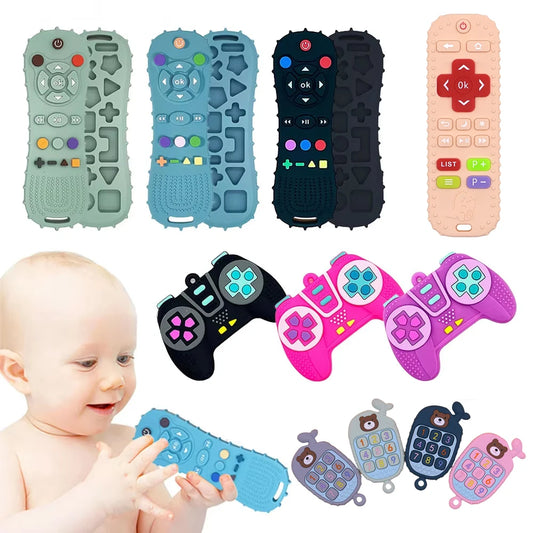 Montessori Baby Silicone Teether Toy for Toddlers