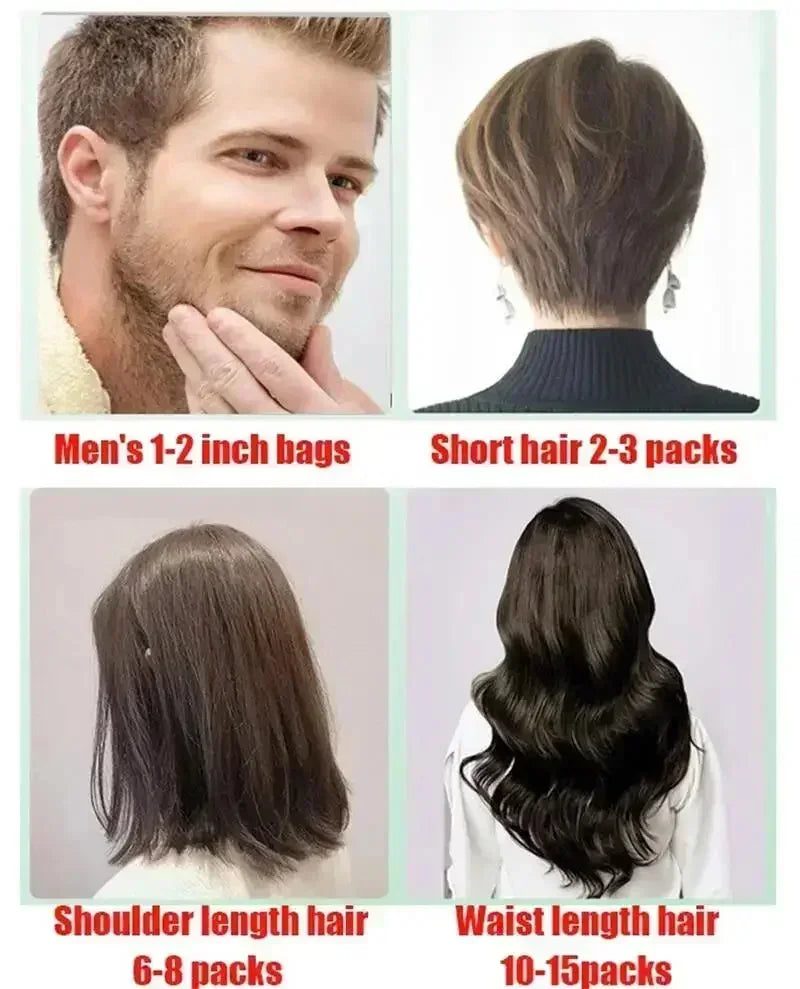 Natural Plant Hair Dye Shampoo - % Minute Gray Hair Color Treament