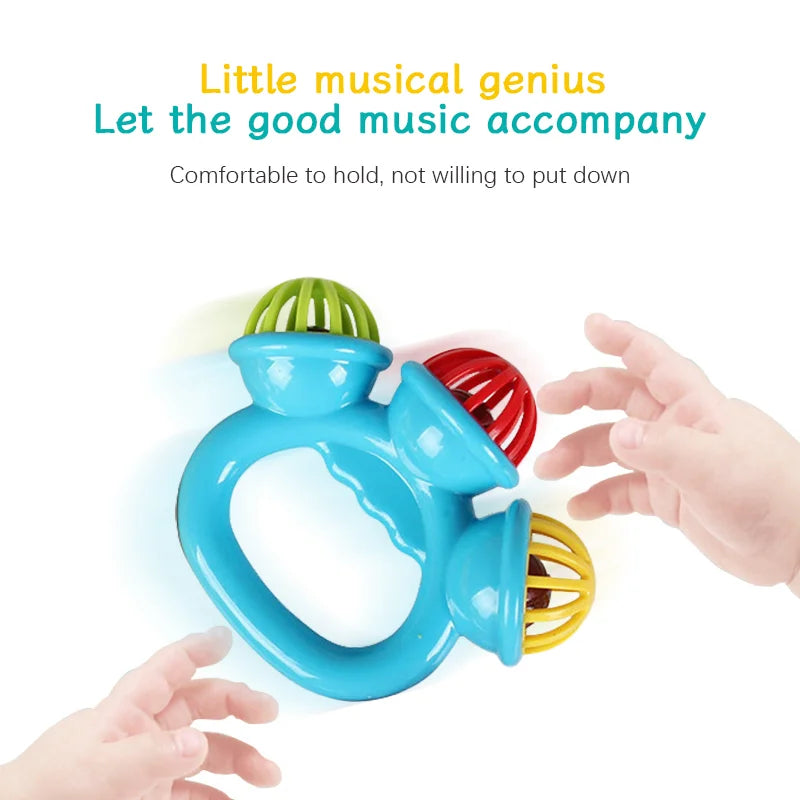 Baby Hand Rattle Ball Toy for Newborns 1-4 PCS