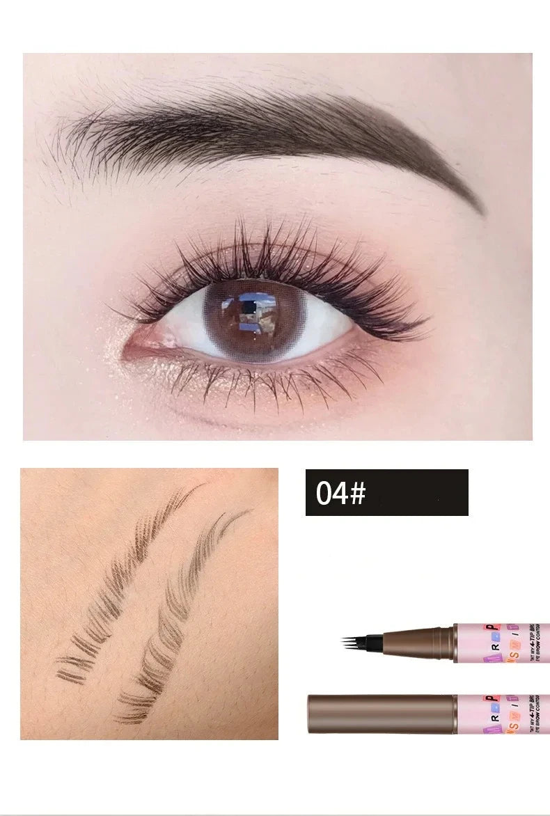 Waterproof Eyebrow Pencil - 4 Prong Tip Long Lasting