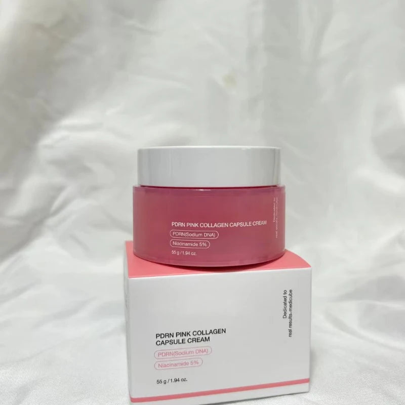 PDRN Pink Collagen Capsule Cream-Niacinamides & Skin Renewal Moisturizer