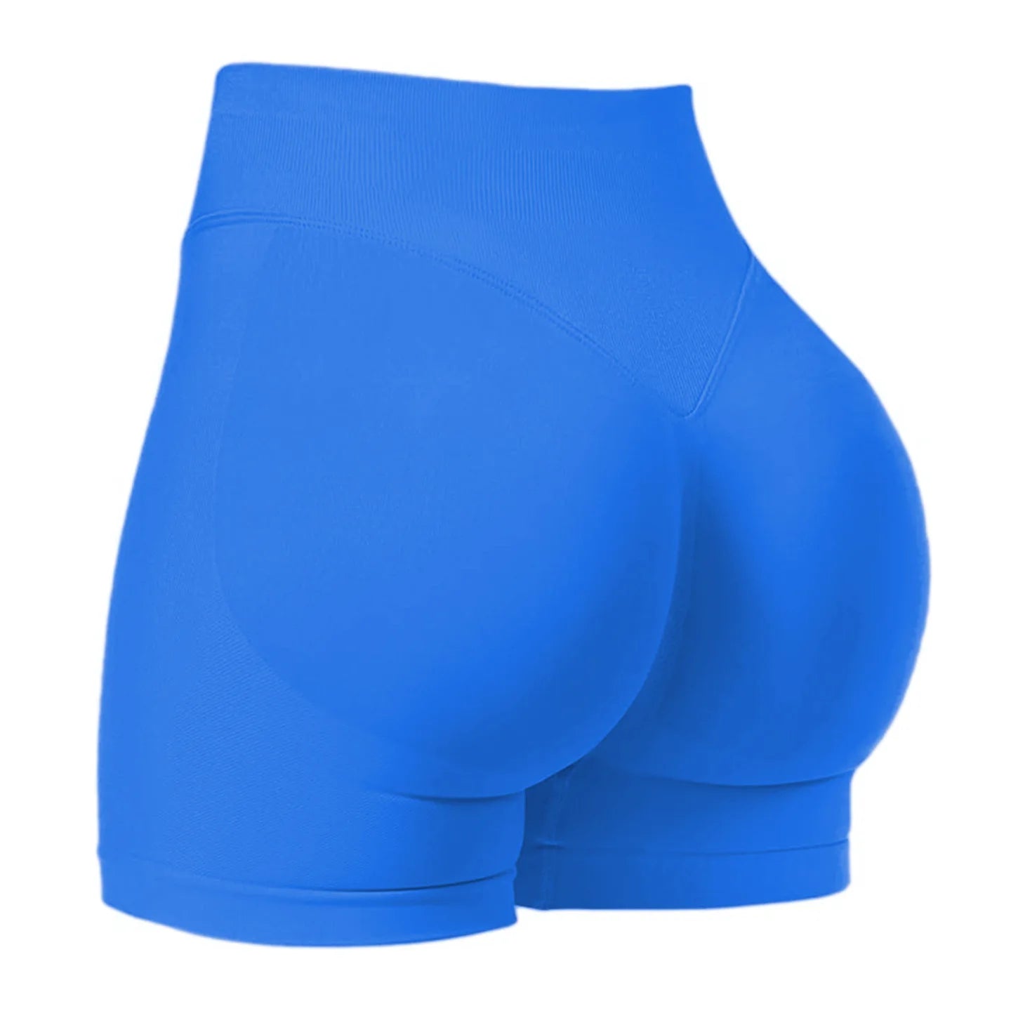 Women's High Waisted Seamless Fitness Shorts