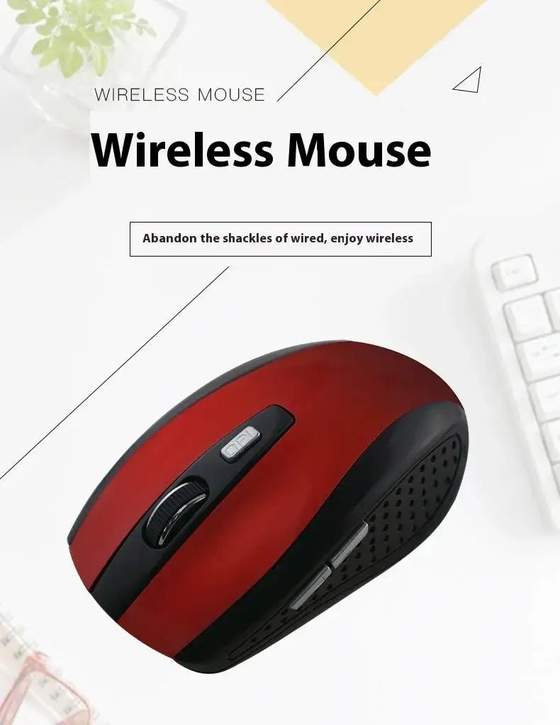 2.4G Wireless Mouse - Silent Portable Rechargeable Ergonomic Computer Mouse