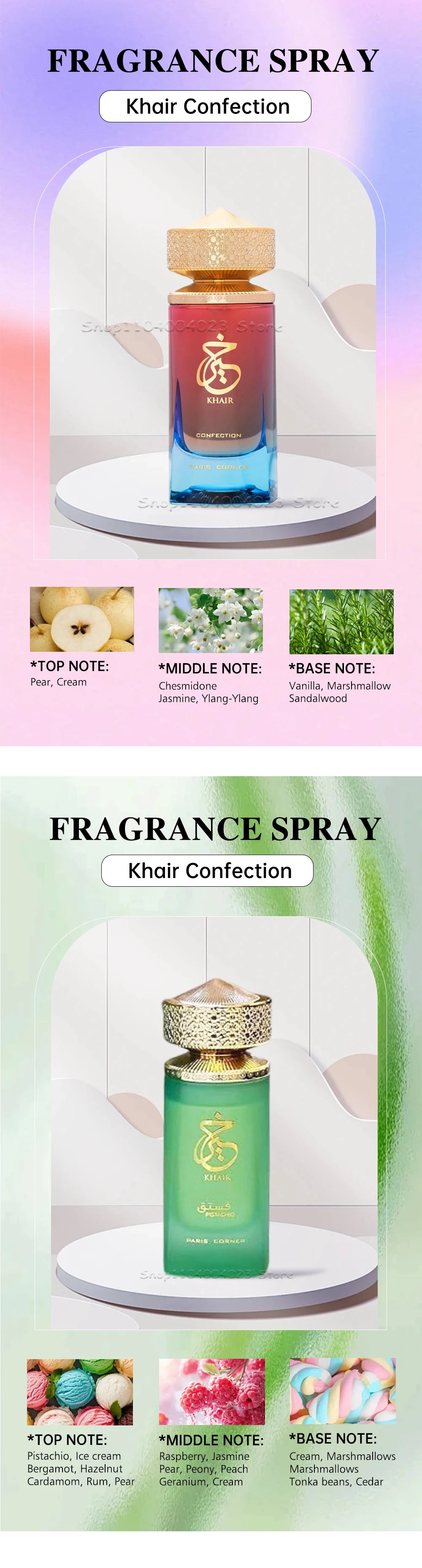 Khair Confection Eau de Parfum - Sweet Candy Scent 100ml