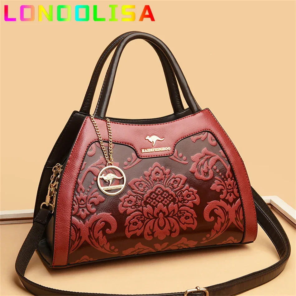 Casual Tote Luxury Leather Handbags Purse Women Bag 2024 Designer