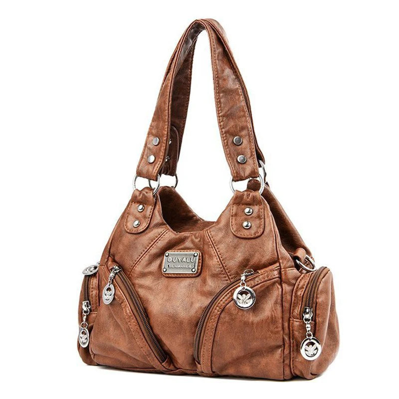Luxury Soft Pu Leather Crossbody Bag Mini Shoulder & Tote Bag for Women Designer Handbags