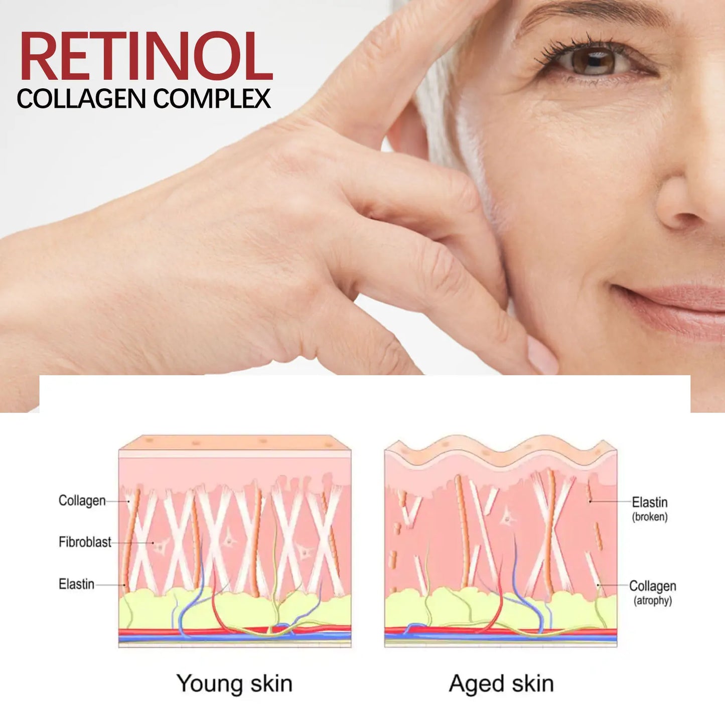 Retinol Skin Care Serum Set - Hydrating & Brightening