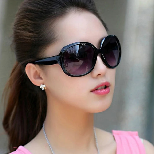 Oversized Oval Sunglasses for Women Luxury Designer UV400 Sunglasses