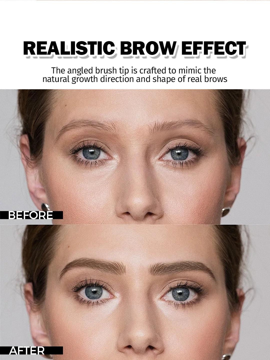 Waterproof Eyebrow Pencil - 4 Prong Tip Long Lasting