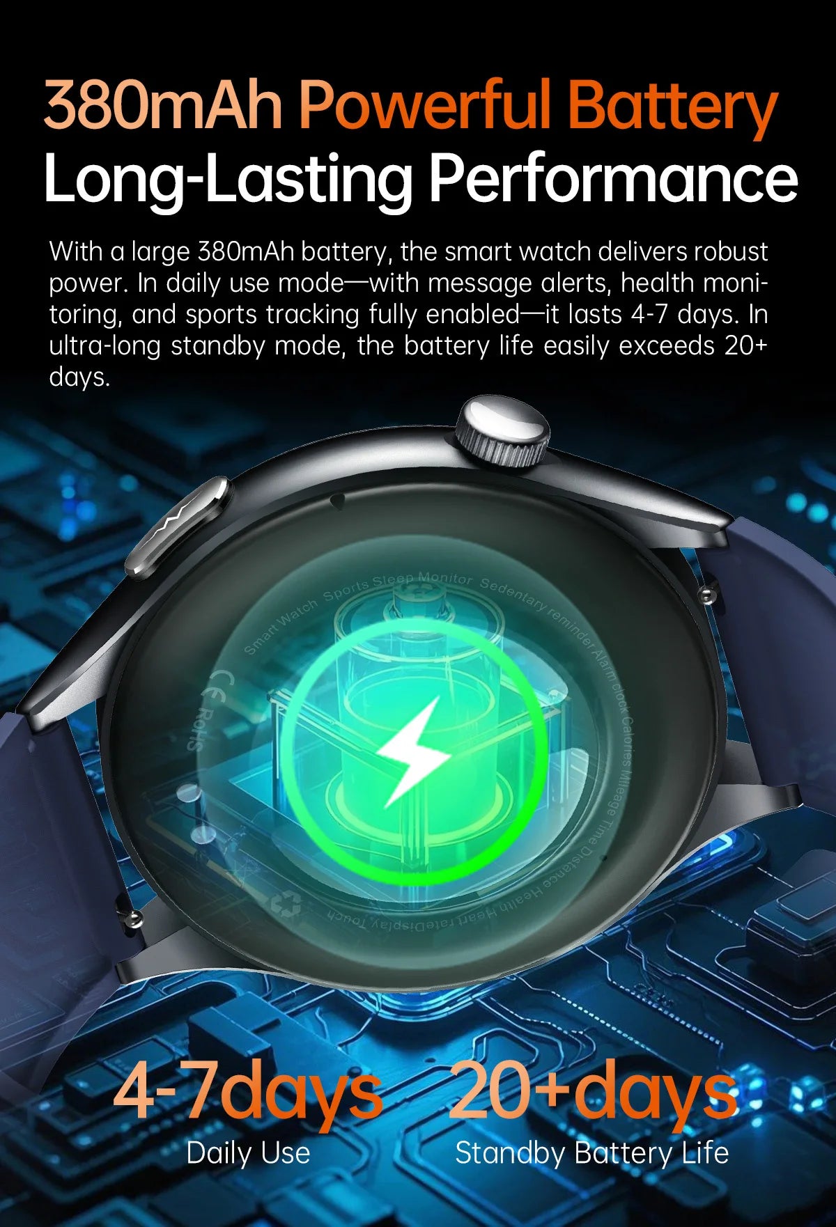 2025 Clinical Grade Laser Therapy Smartwatch - Blood Pressure Heart Rate Monitor