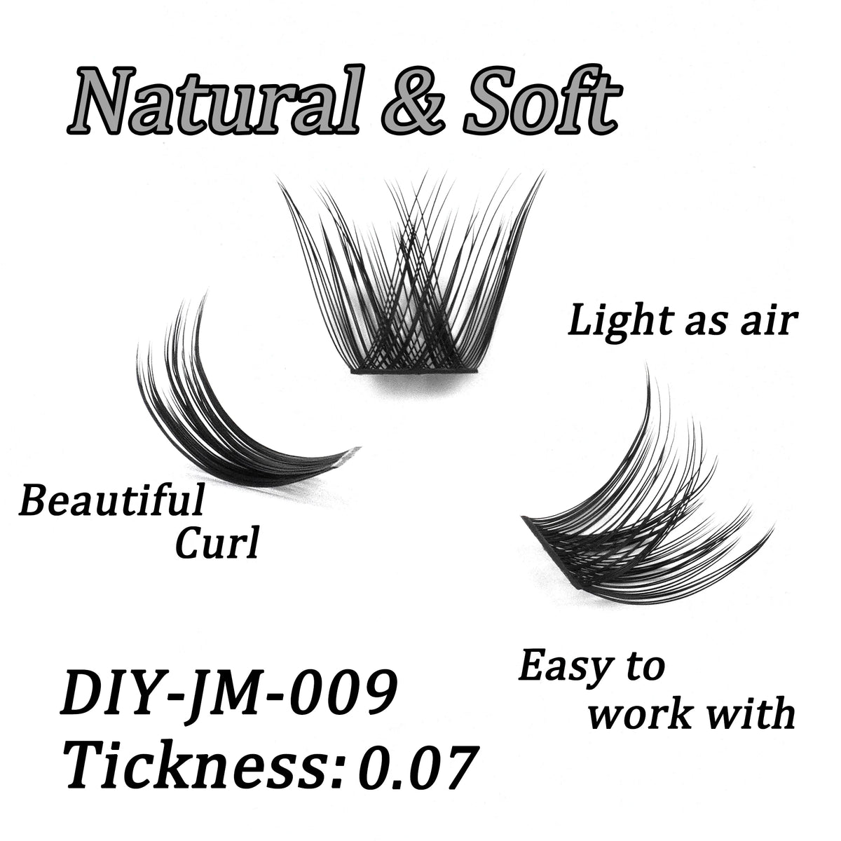 DIY Lash Clusters - 8- 15mm