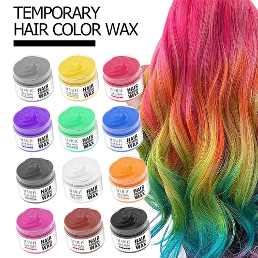 Temporary Hair Color Wax - Easy Wash DIY Hair Dye 50g & 120g